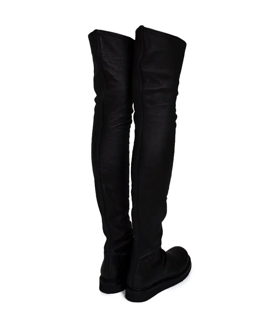 Old Stretch Over-The-Knee Boots