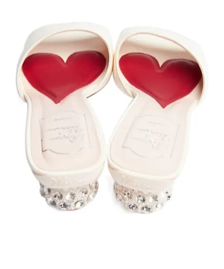 45Mm Jewel Heel Leather Mules