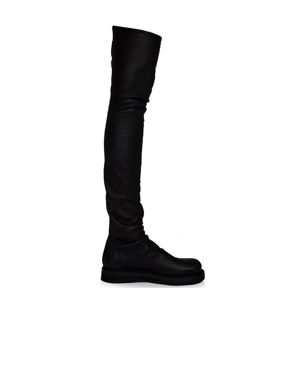 Old Stretch Over-The-Knee Boots