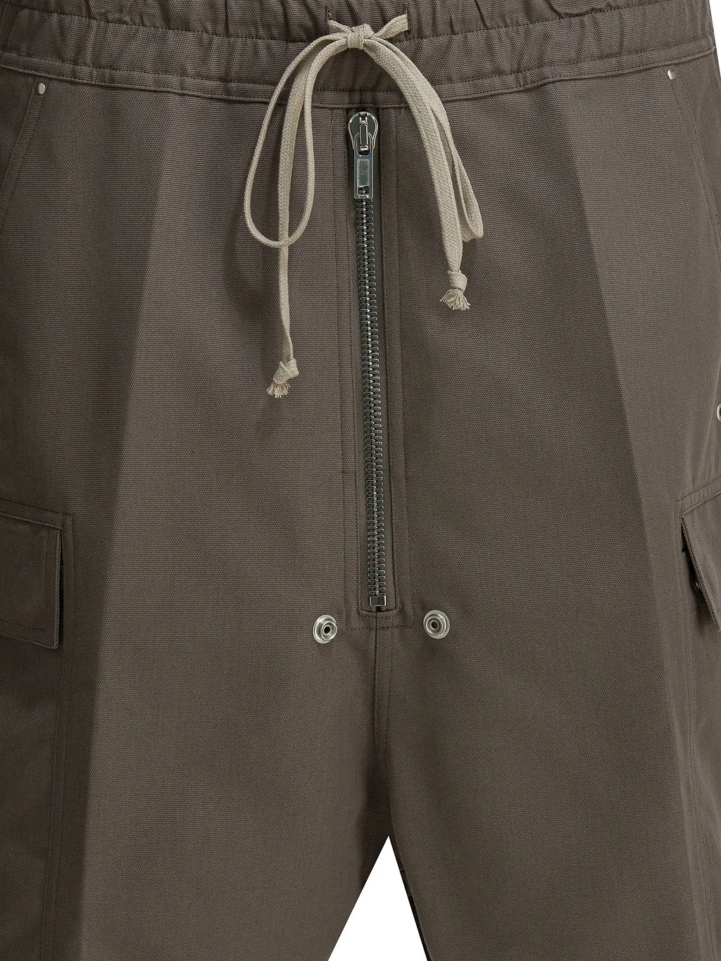 Rick Owens Elasticated Waistband Drawstring Cargo Shorts