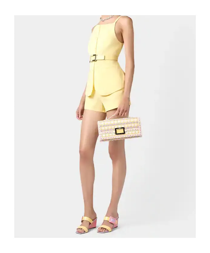 Roger Vivier Belle Buckle Wedge Sandals
