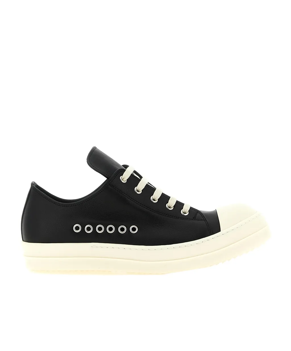 Rick Owens Eyelet Low-Top Sneakers