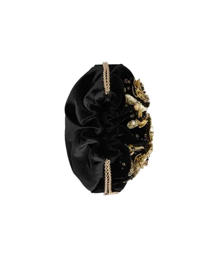 Rose Pilgrim Mini Bag In Velvet