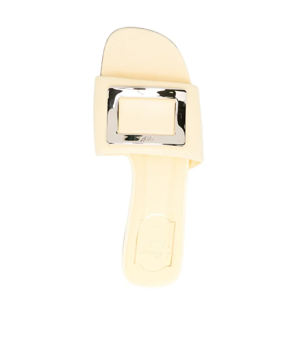 Round-Toe Flat Slippers