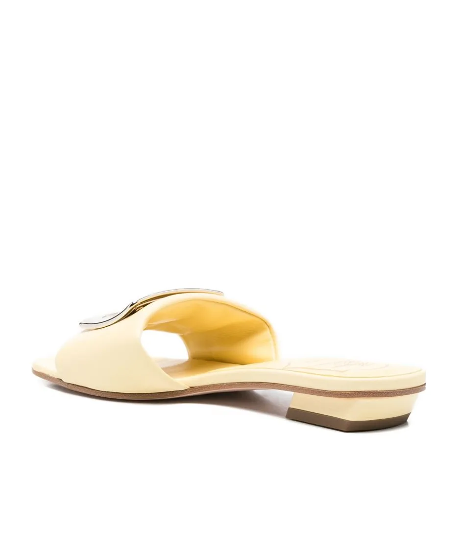 Round-Toe Flat Slippers