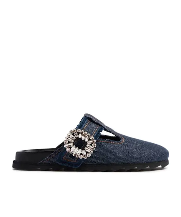 Slidy Viv Denim Mules