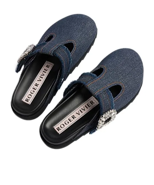 Slidy Viv Denim Mules
