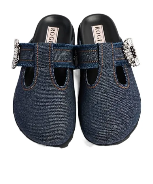Slidy Viv Denim Mules