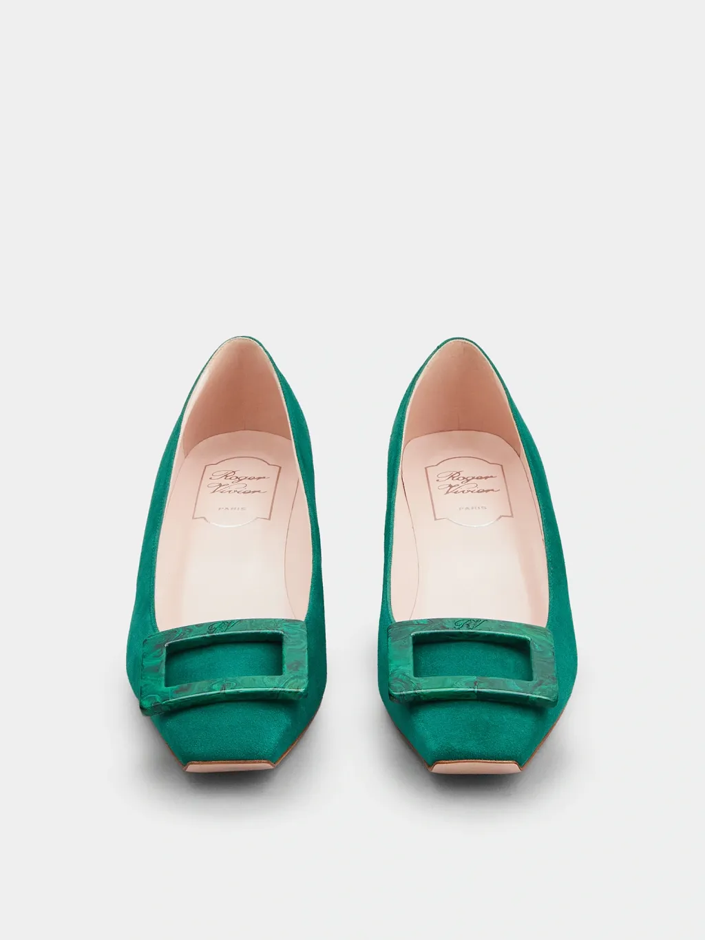 Square Buckle High Heels