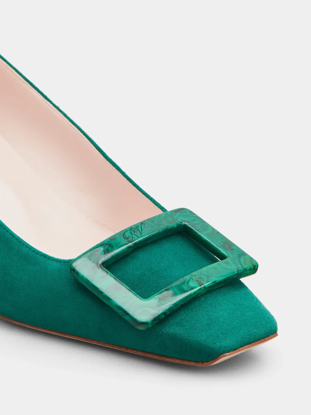Square Buckle High Heels