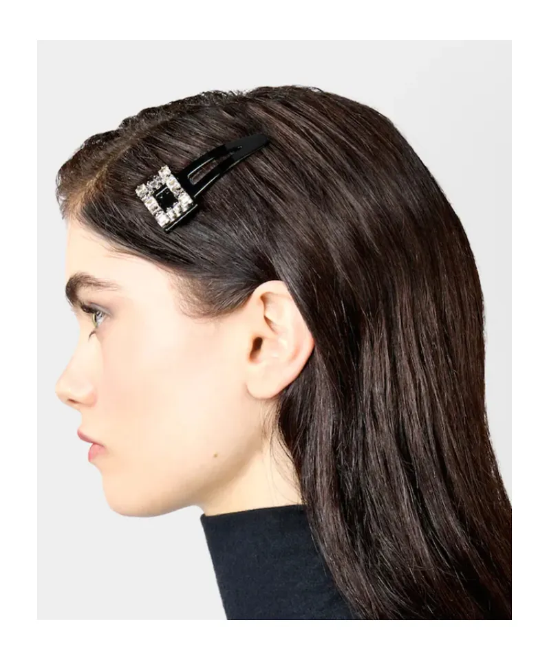 Tres Vivier Strass Hair Clip Clap
