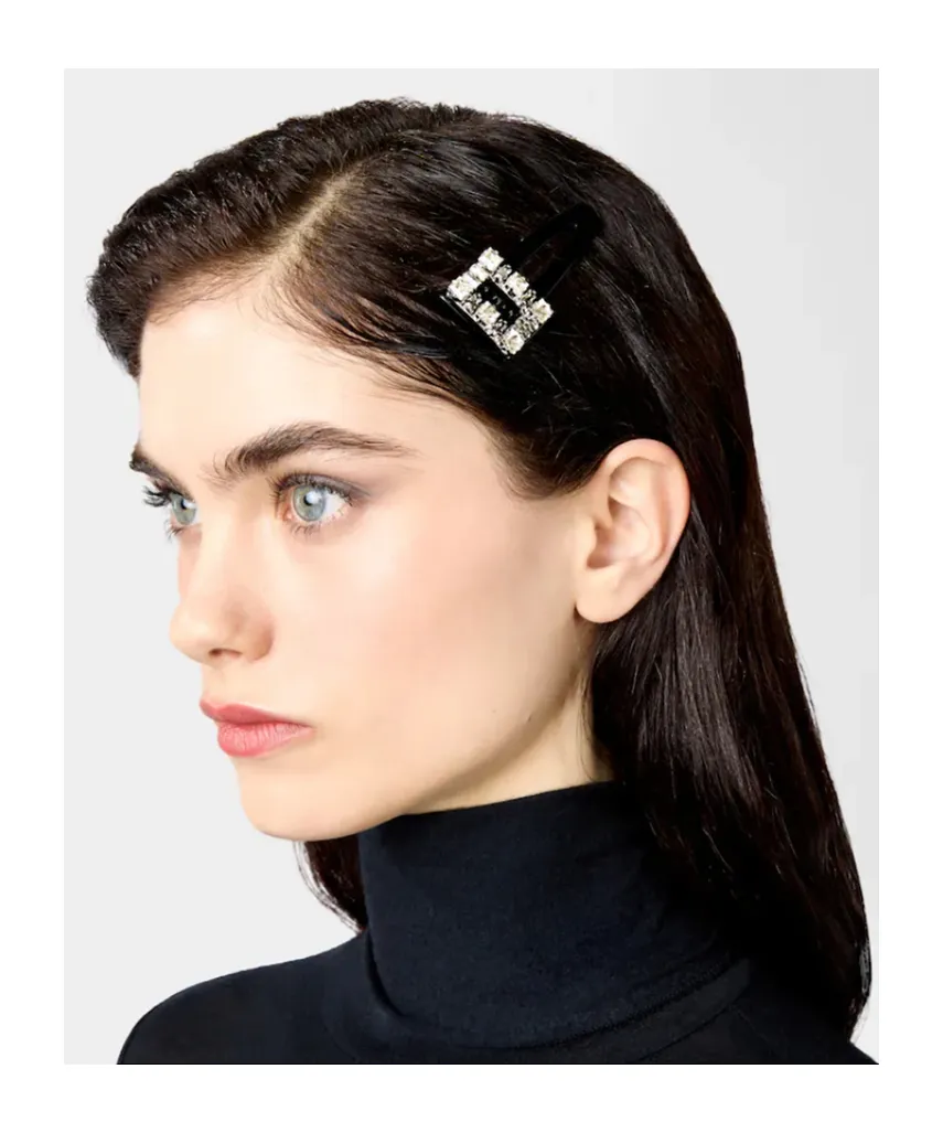 Tres Vivier Strass Hair Clip Clap
