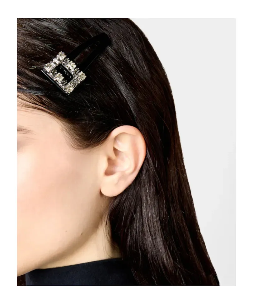 Tres Vivier Strass Hair Clip Clap