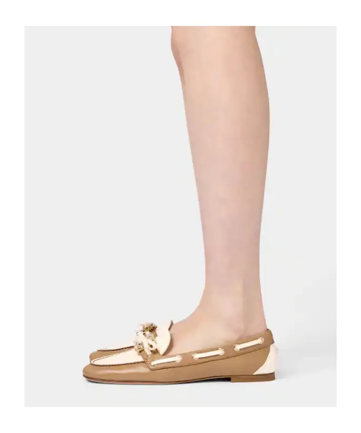 TrÈS Vivier Boat Loafers In Leather