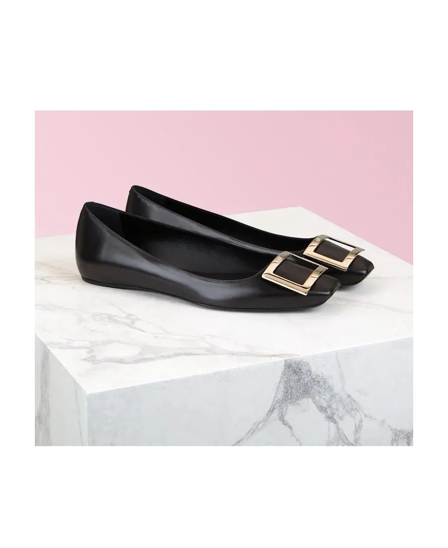 Trompette Square Button Ballet Shoes