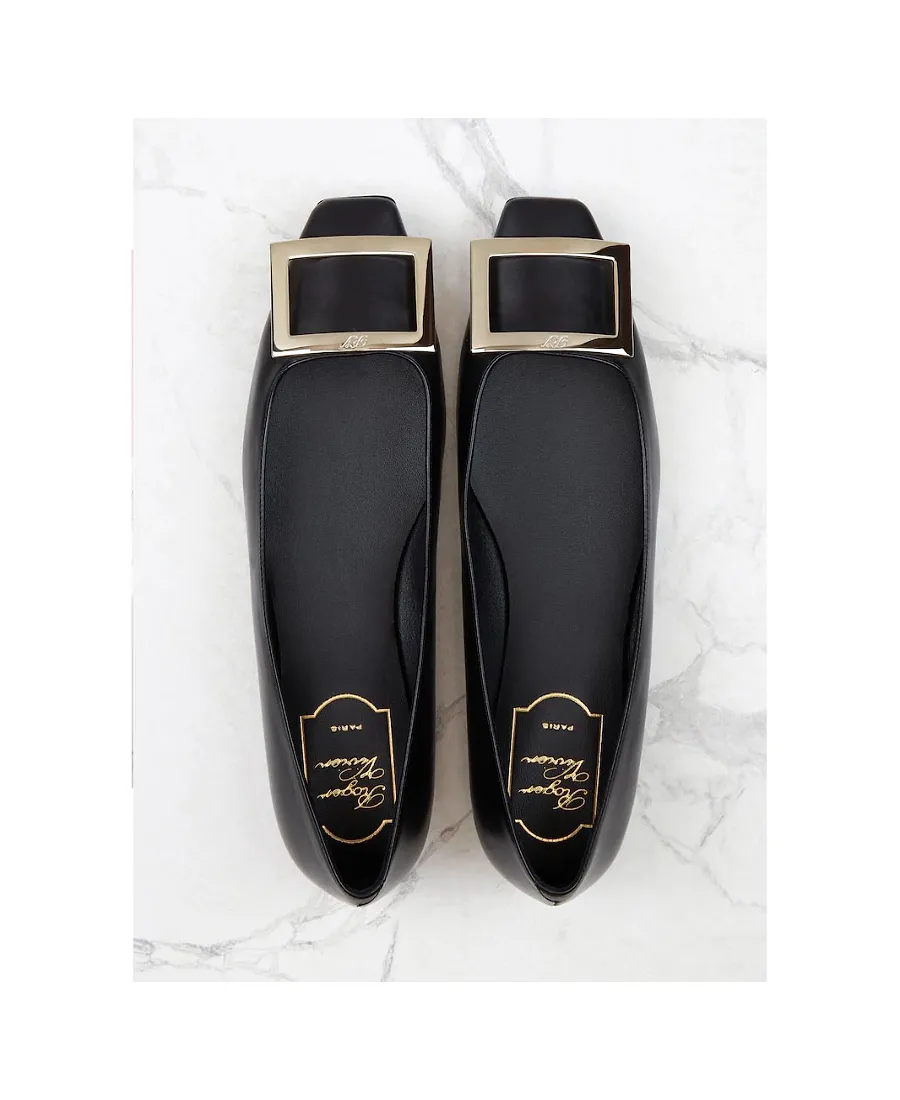 Trompette Square Button Ballet Shoes