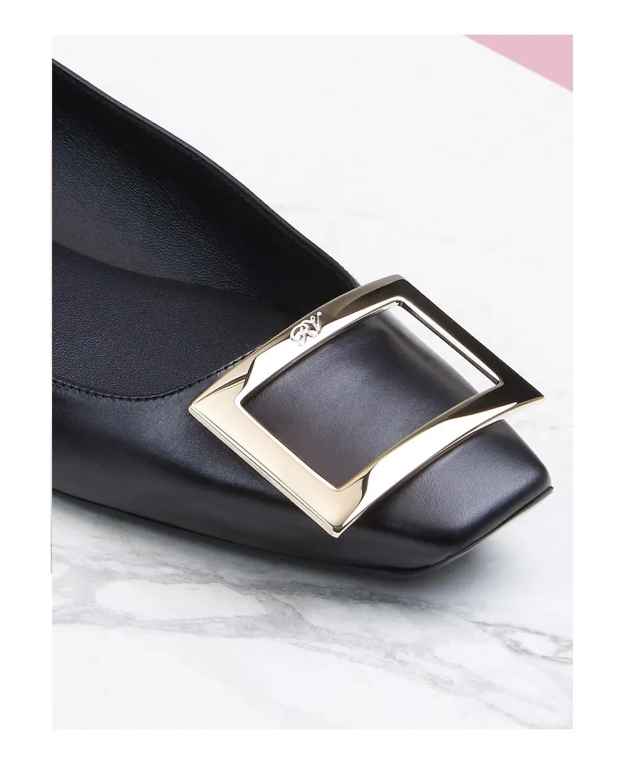 Trompette Square Button Ballet Shoes
