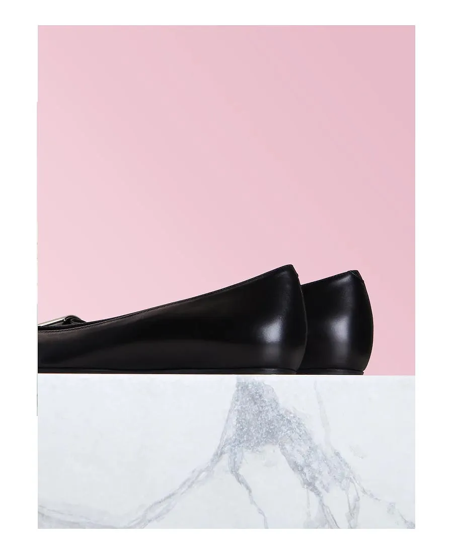 Trompette Square Button Ballet Shoes
