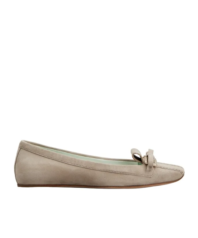 Virgule Ballerinas In Suede