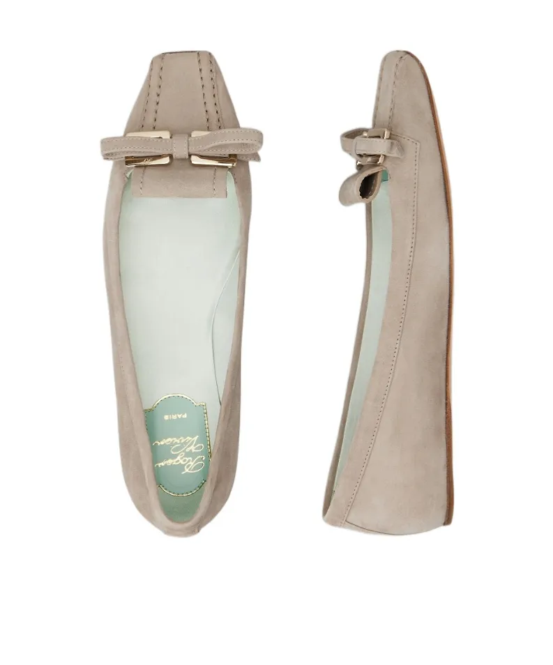 Virgule Ballerinas In Suede