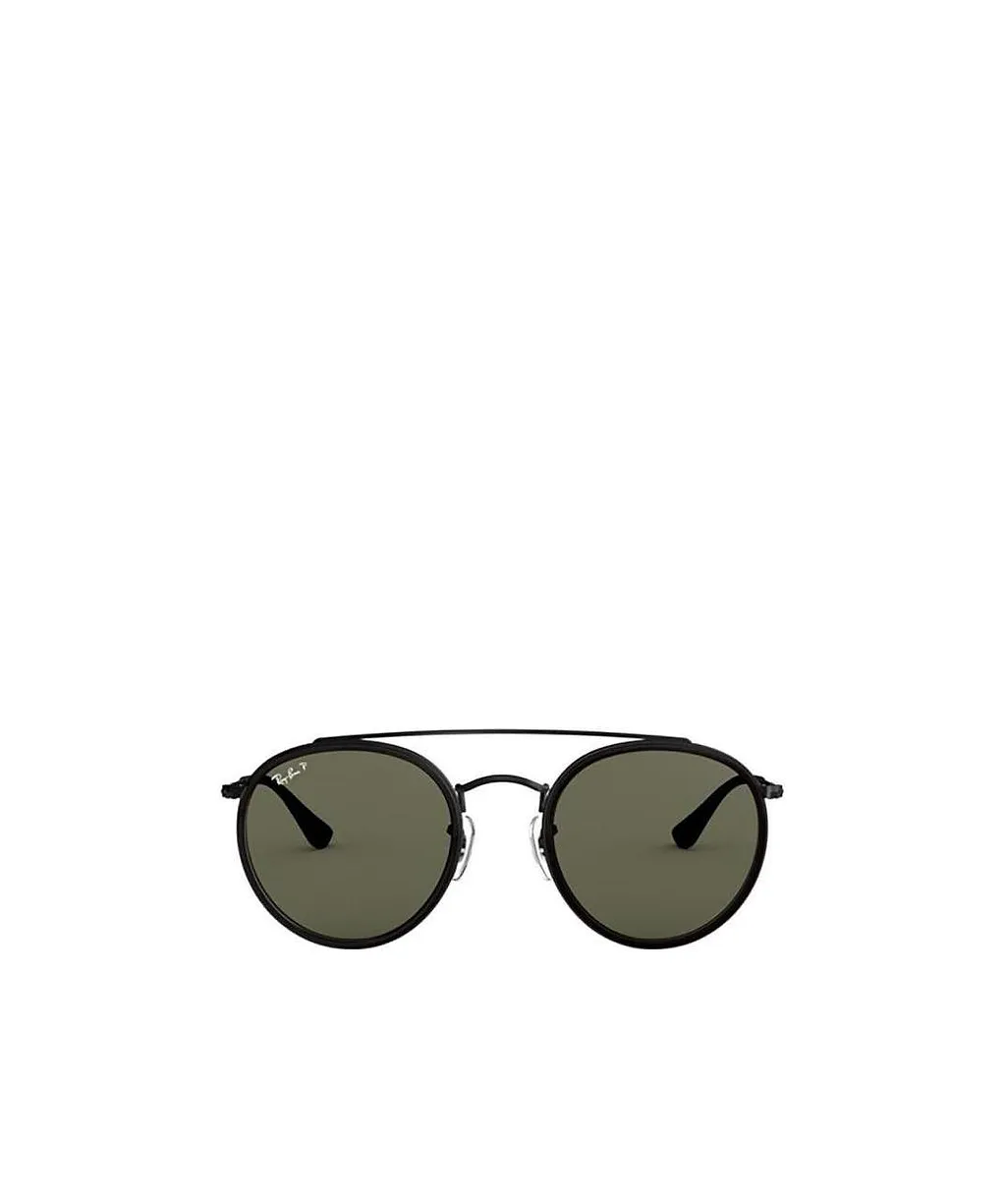 Ray-Ban Round Double Bridge Polarised Sunglasses