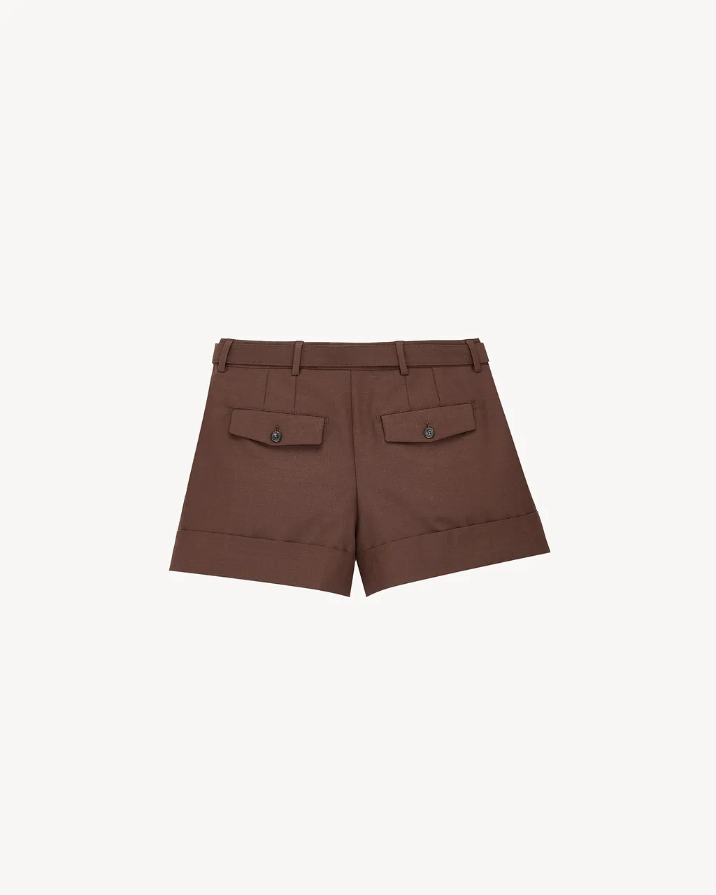 Saint Laurent Belted Tailored Shorts