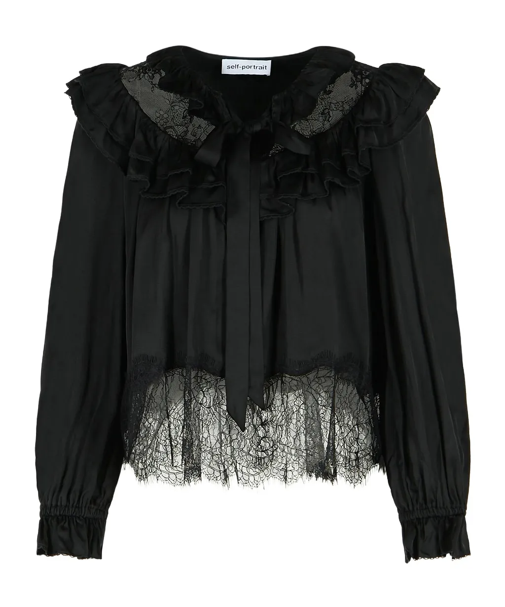 Self-Portrait Lace Blouse