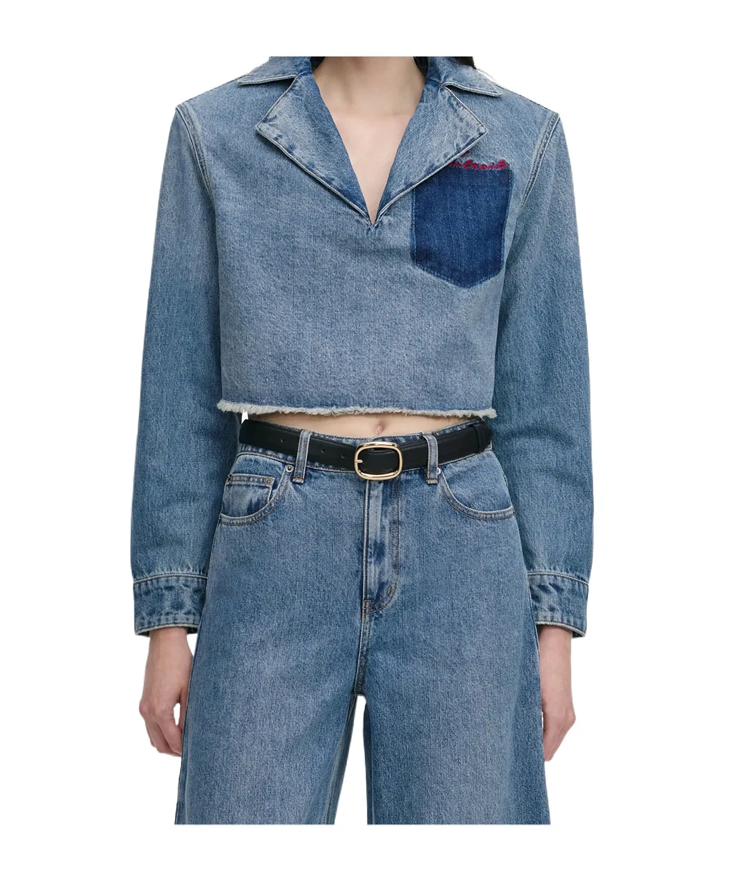 Self-Portrait Barrel Leg Jeans