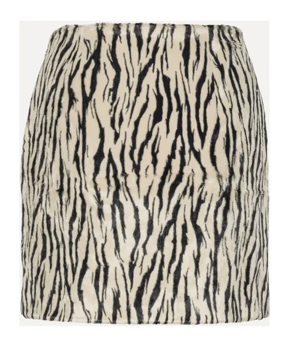 Zebra Print Skirt