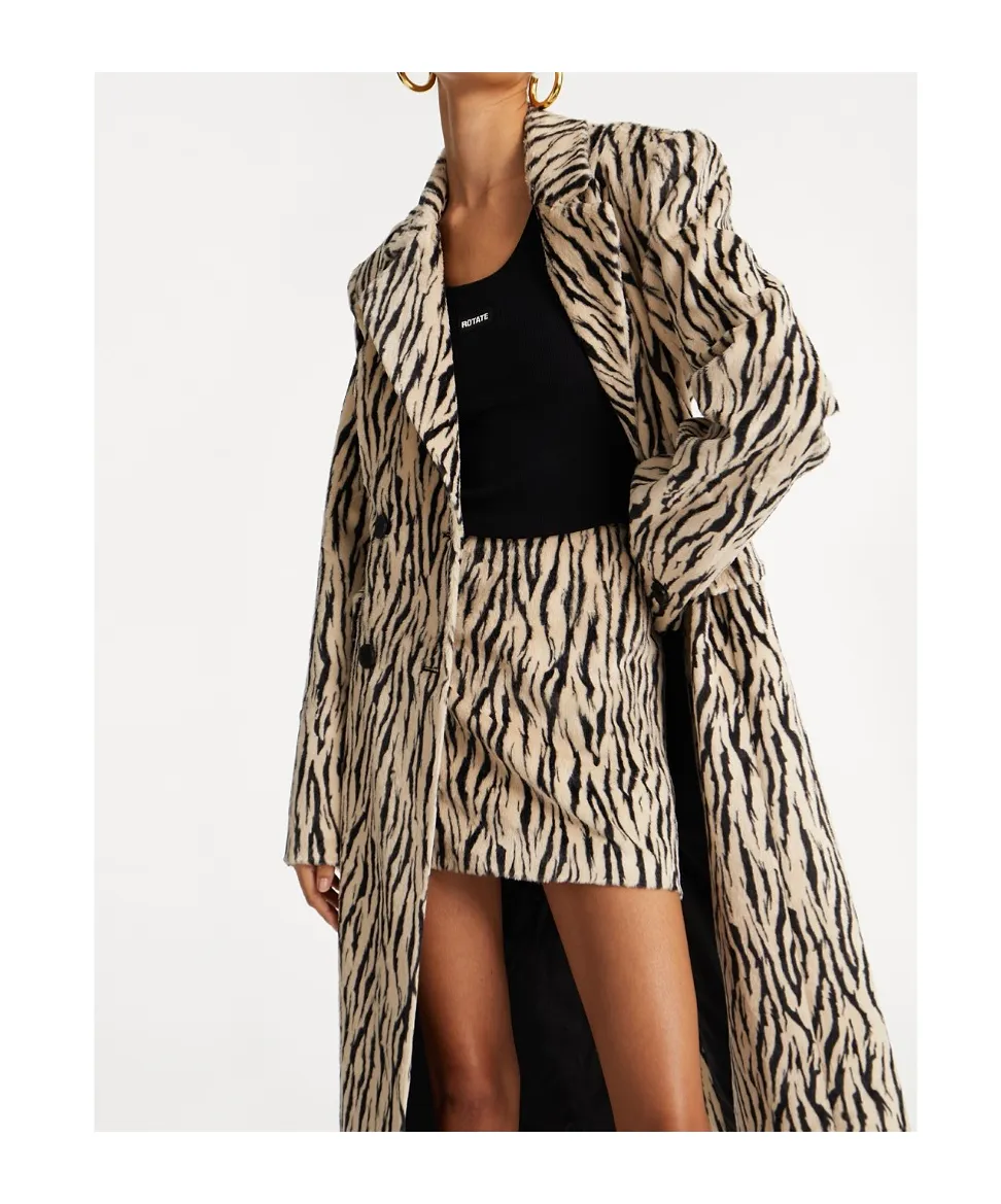 Zebra Print Skirt