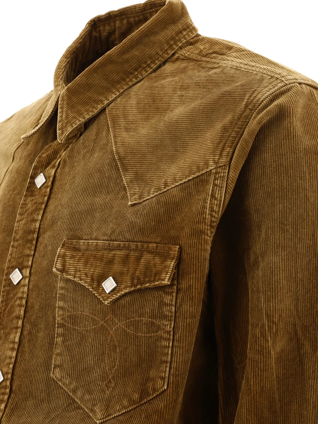 Ralph Lauren Rrl Buffalo West Corduroy Buttoned Shirt