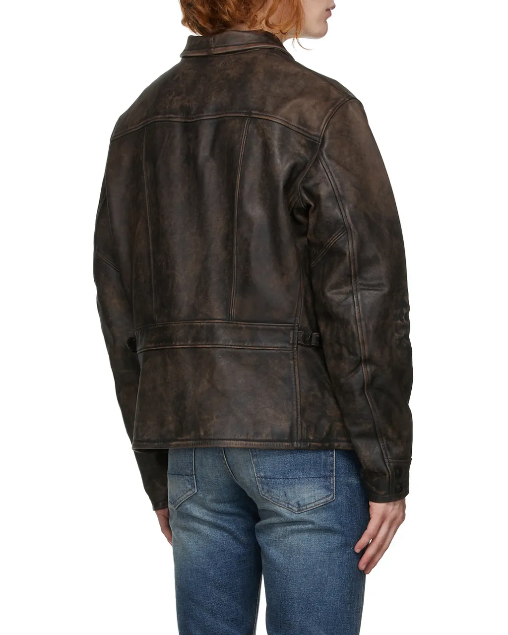 Zipped Leather Jacket