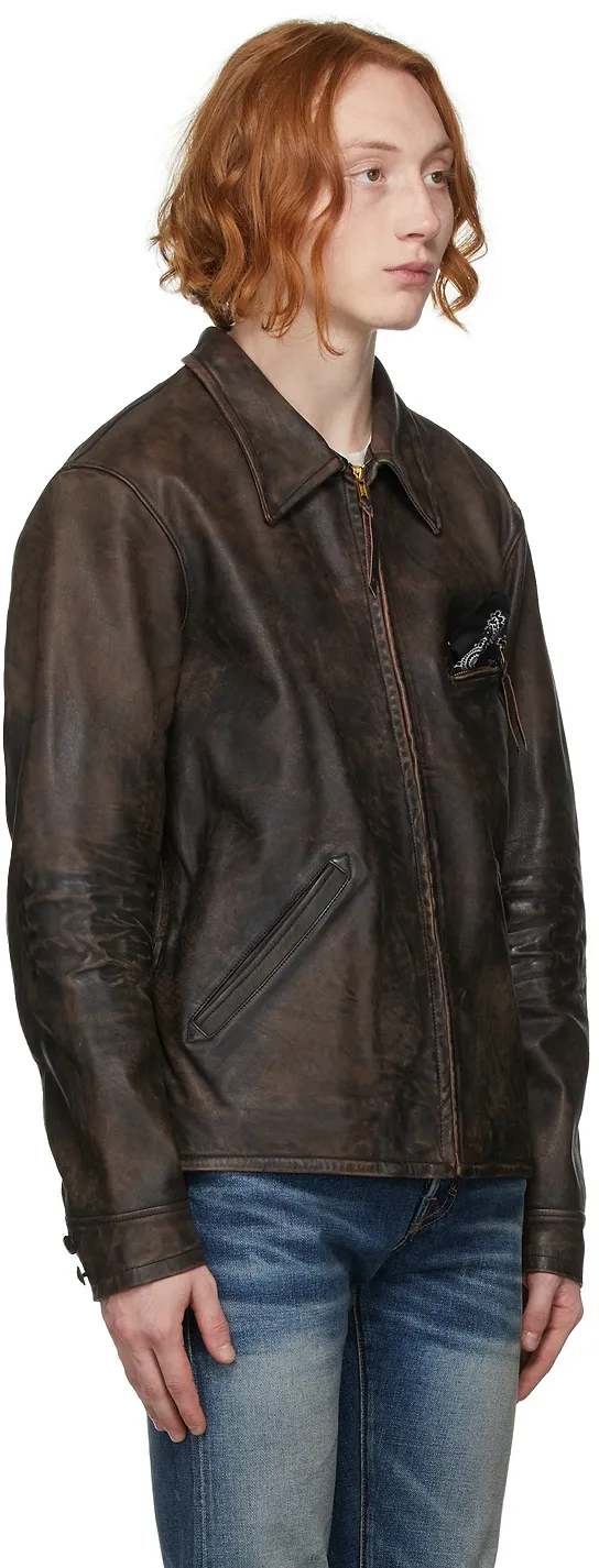 Zipped Leather Jacket
