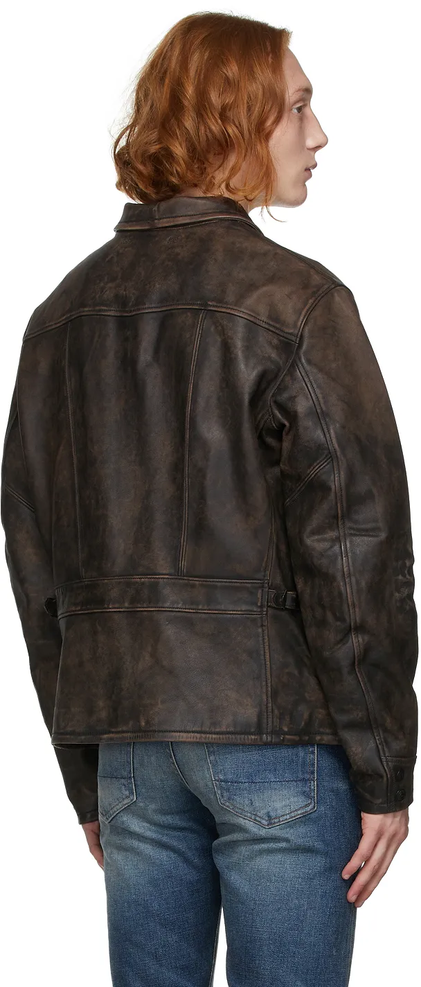 Zipped Leather Jacket