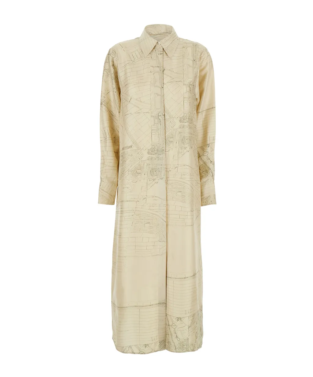 RÓHe Cut Out Wrap Dress