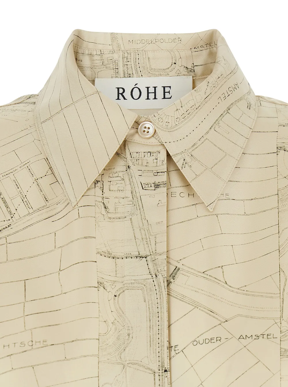 RÓHe Cut Out Wrap Dress