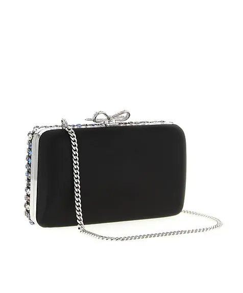 Crystal-Decorated Mini Clutch