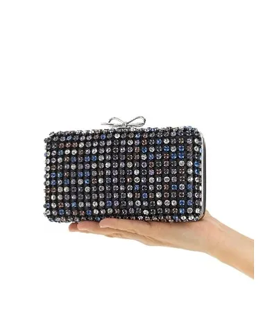 Crystal-Decorated Mini Clutch