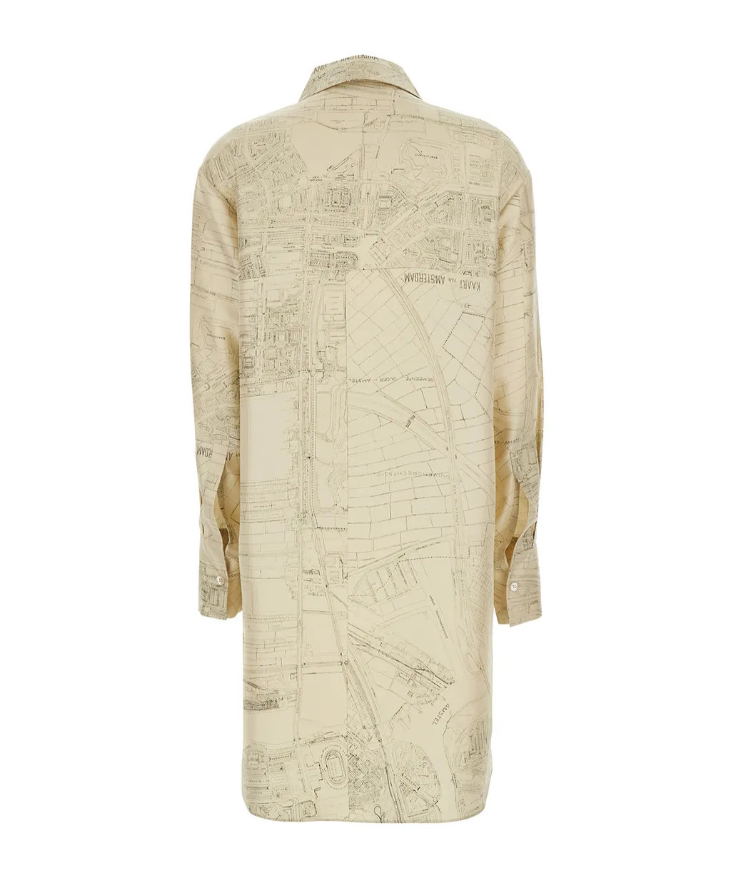 RÓHe All Over Print Regular Fit Shirt