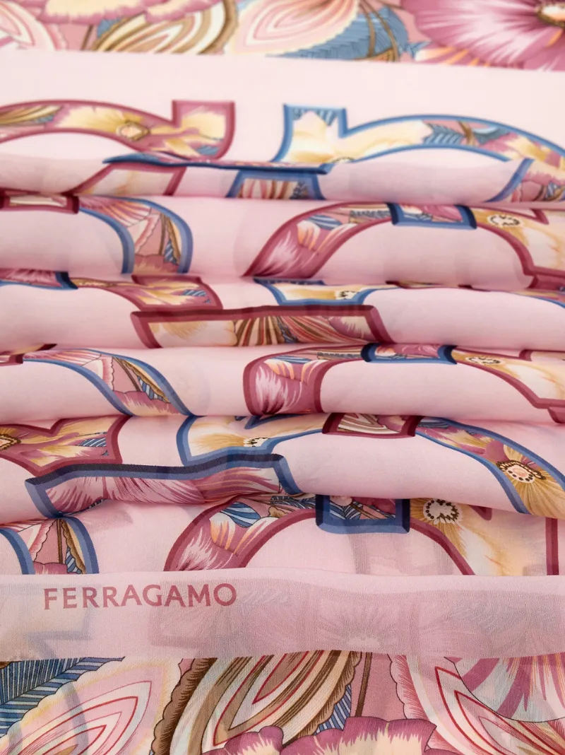 Brezza Print Silk Scarf