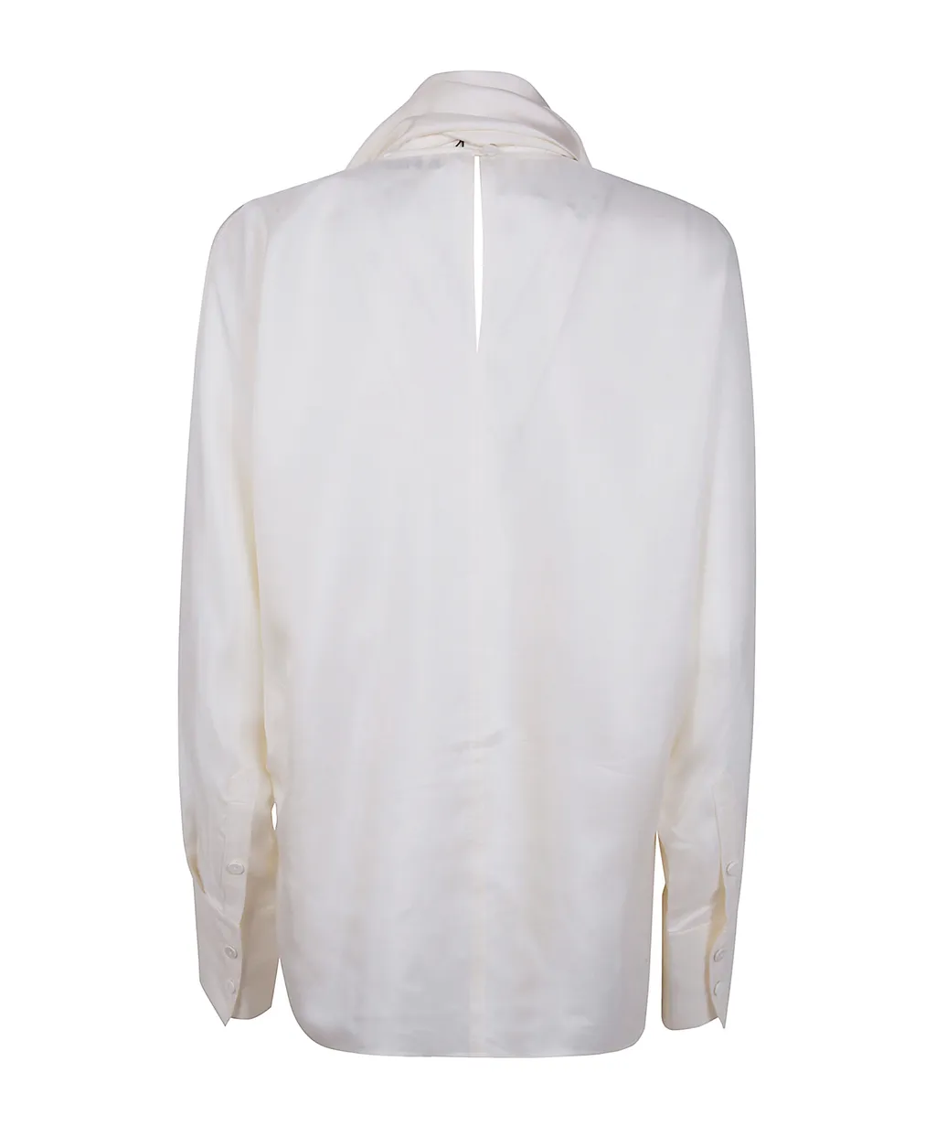 Silk Scarf Blouse
