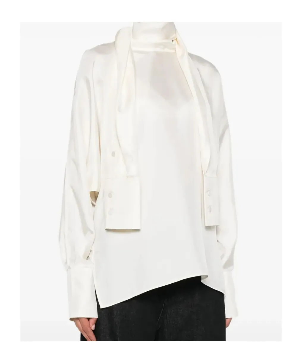 Silk Scarf Blouse