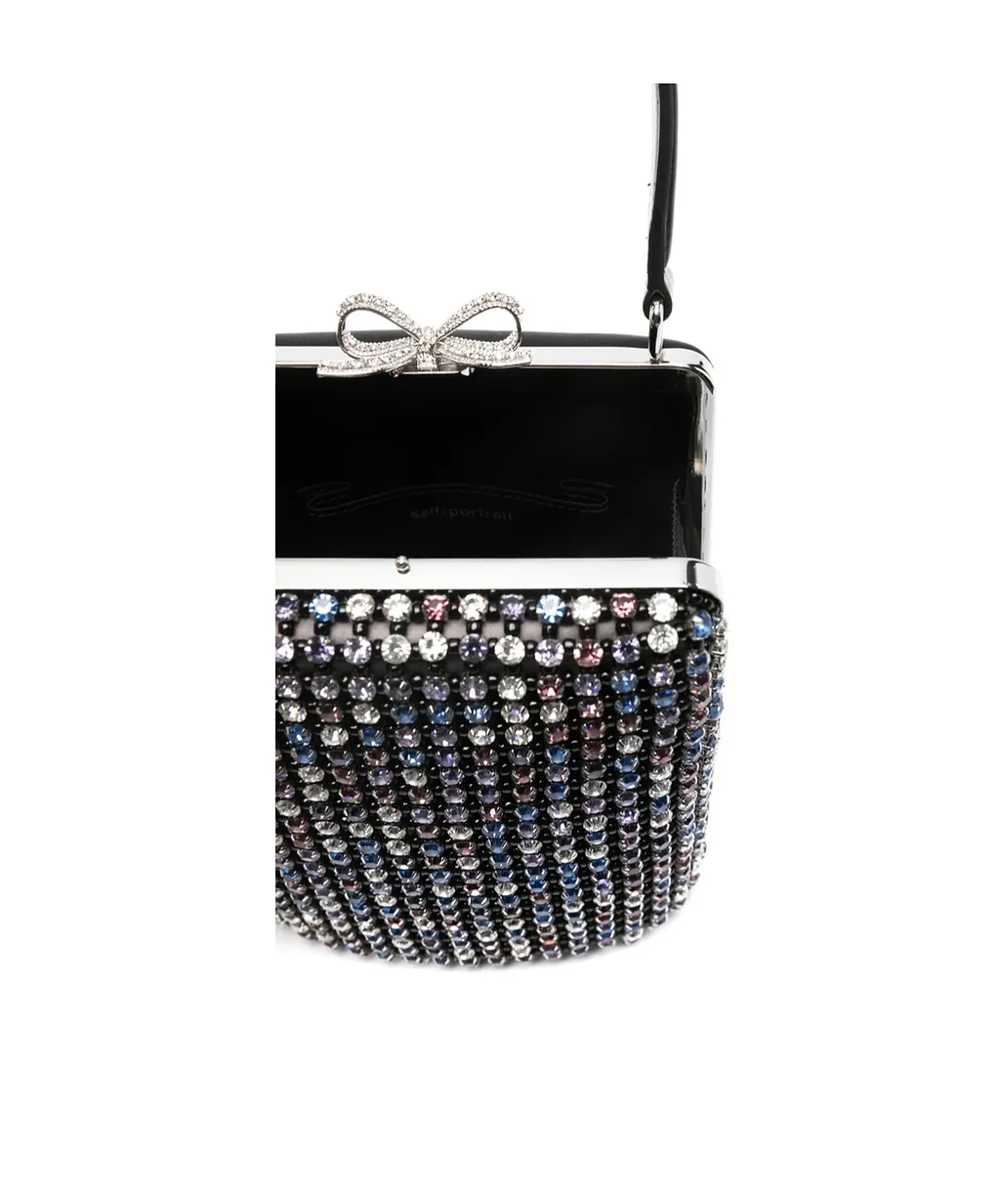 Crystal-Embellished Mini Tote Bag