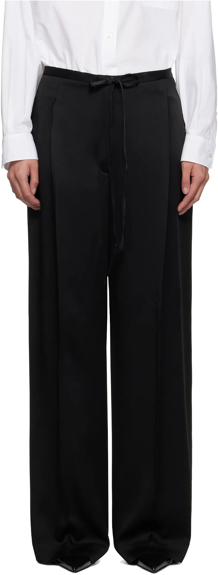 RÓHe Drawstring Waistband Trousers