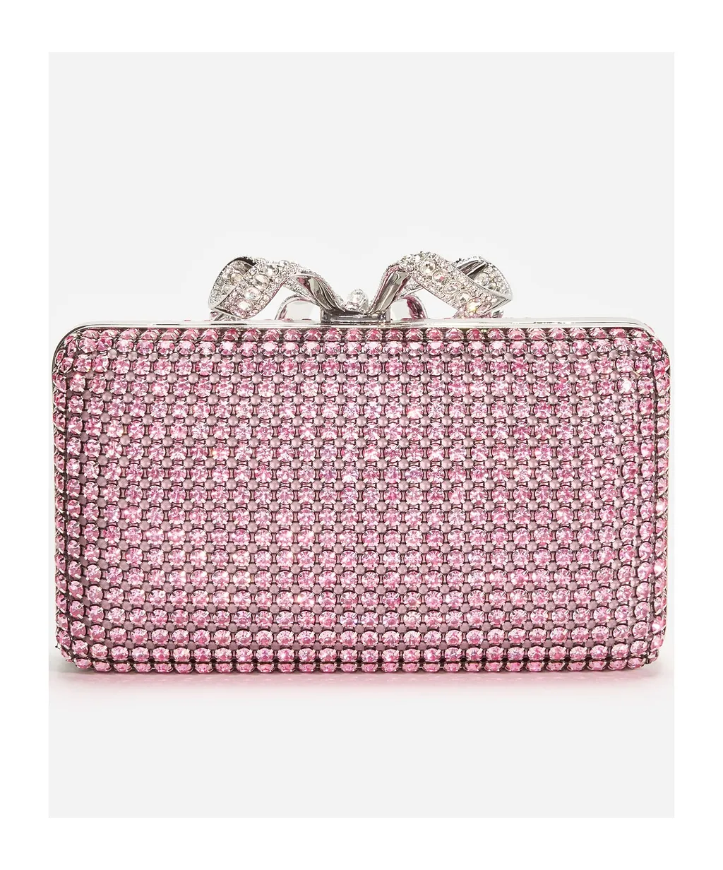Self-Portrait Embellished Box Clutch Bag