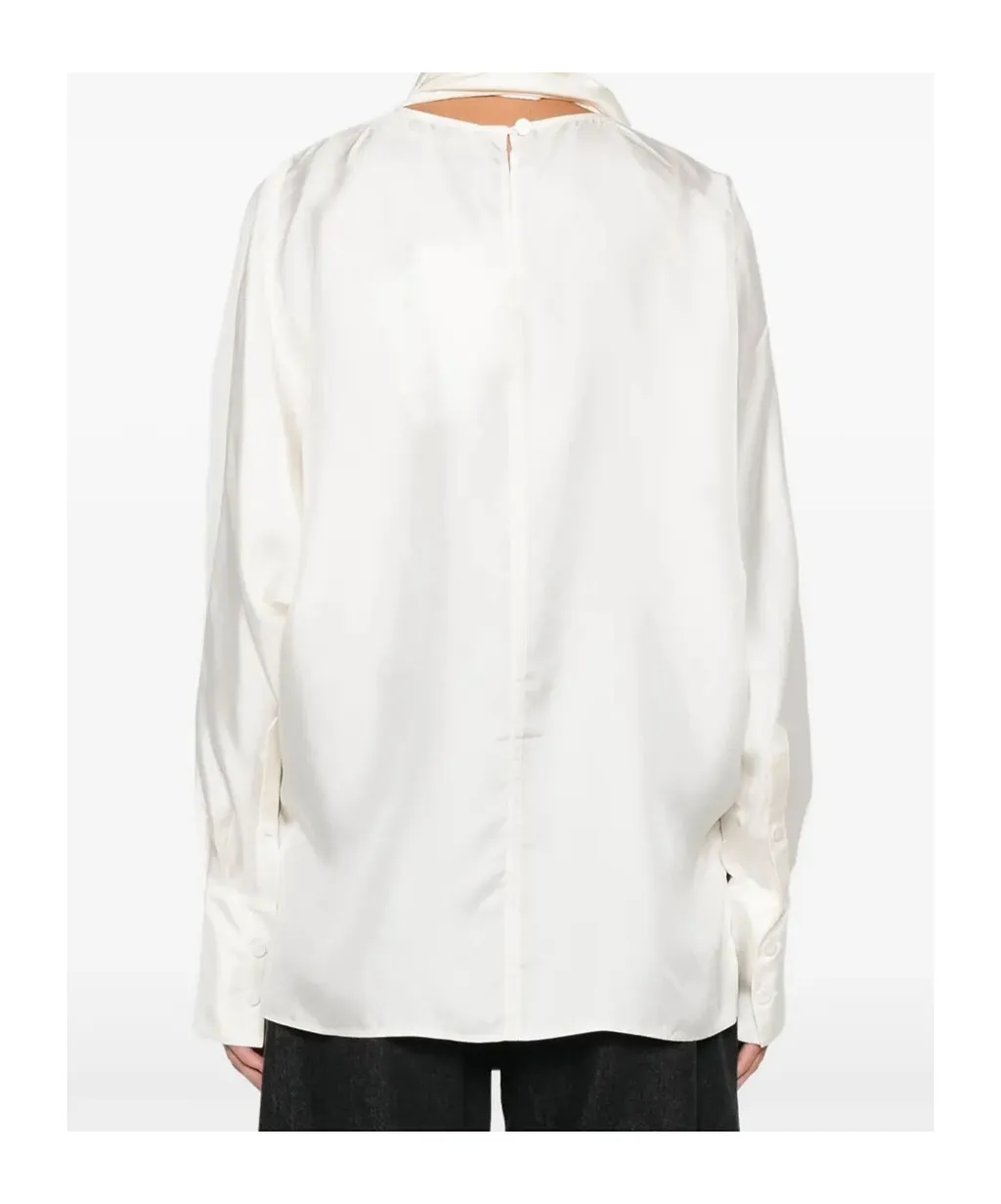 Silk Scarf Blouse