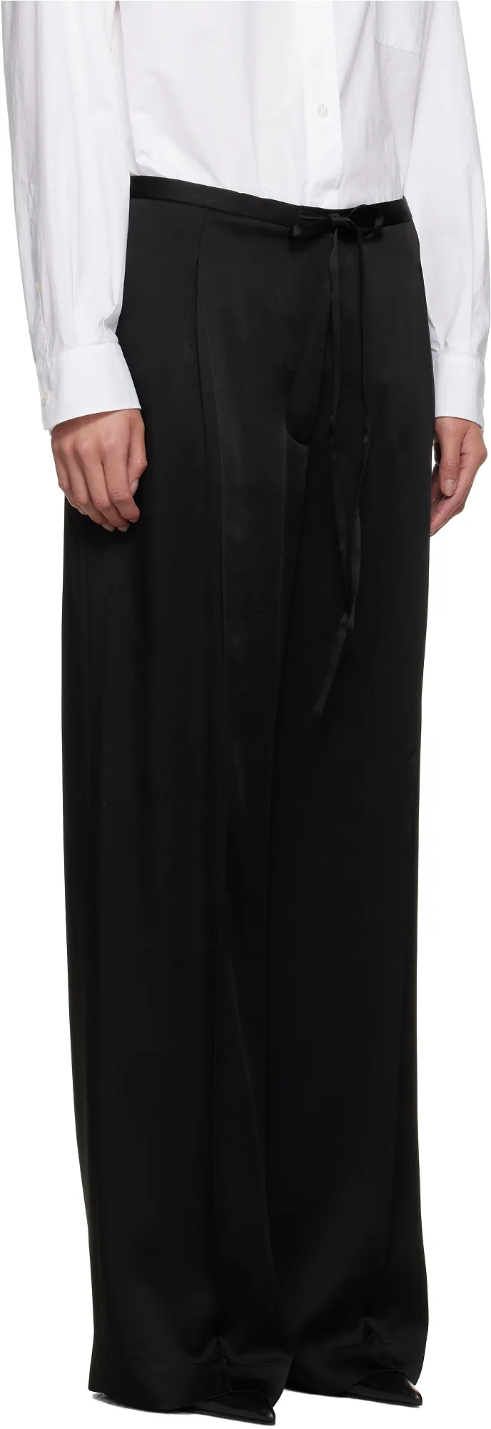 RÓHe Drawstring Waistband Trousers