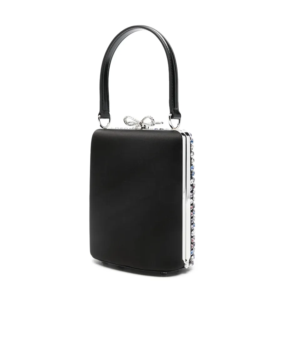 Crystal-Embellished Mini Tote Bag