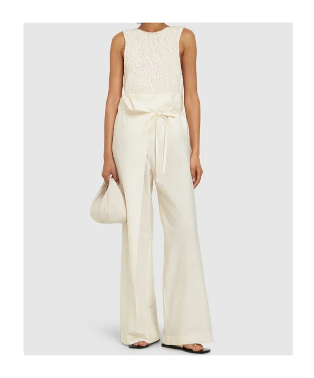 Waist Tie Casual Pants