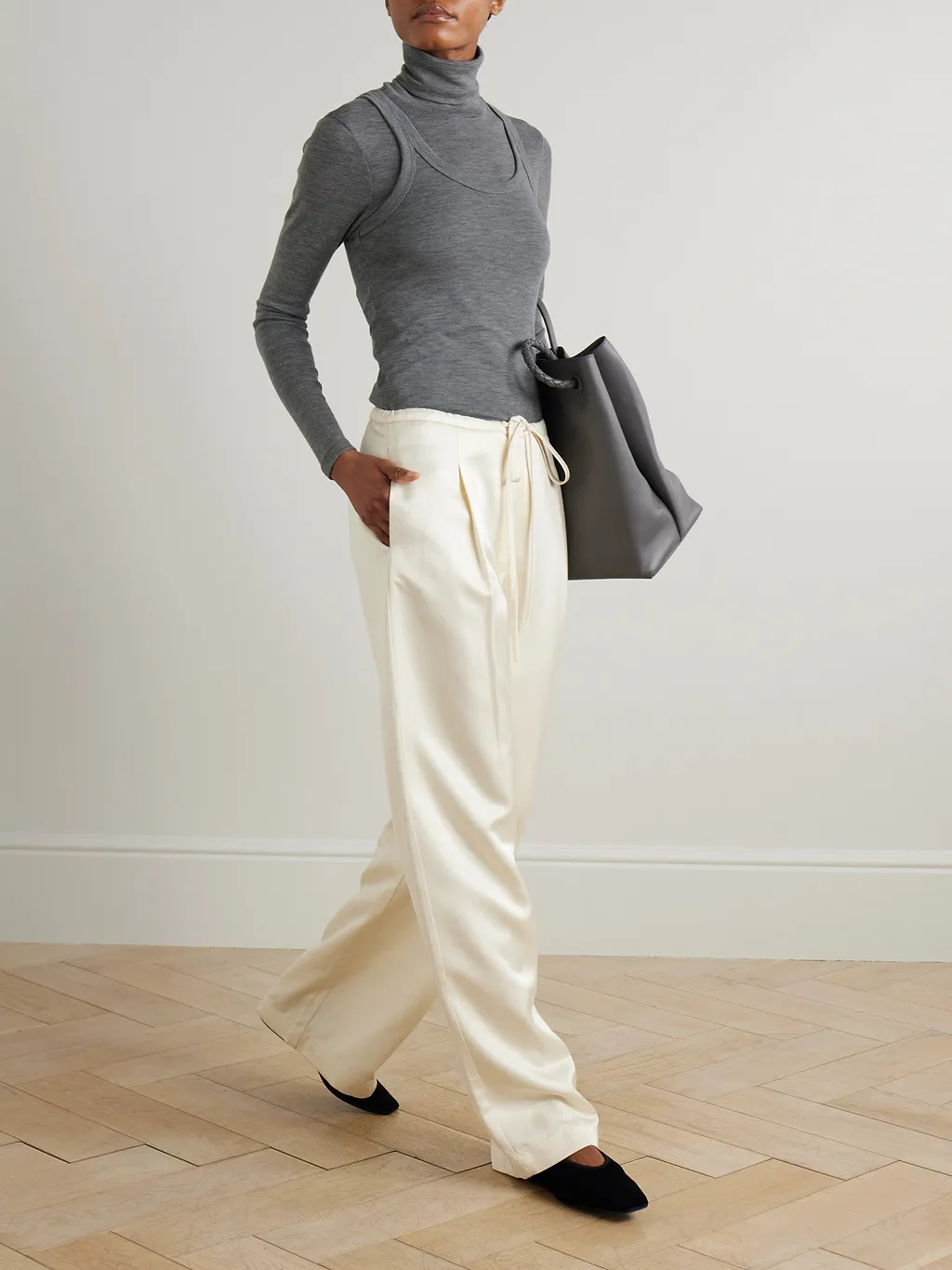 Sleeveless Wool Top